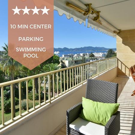 Close To Downtown Cannes Swimming Pool And Sea View Экстерьер фото
